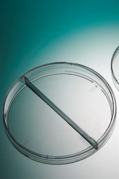 Round Petri plate PS na 3 vents